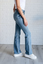 Judy Blue Alana Mid Rise Clean Bootcut Jeans