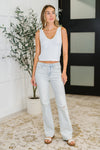 Judy Blue Alyse Mid Rise Destroy & Fray Hem Bootcut