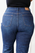 Judy Blue Arlo High Rise Button-Fly Straight Jeans