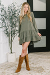 Autumn Breeze Long Sleeve Knit Dress / Tunic