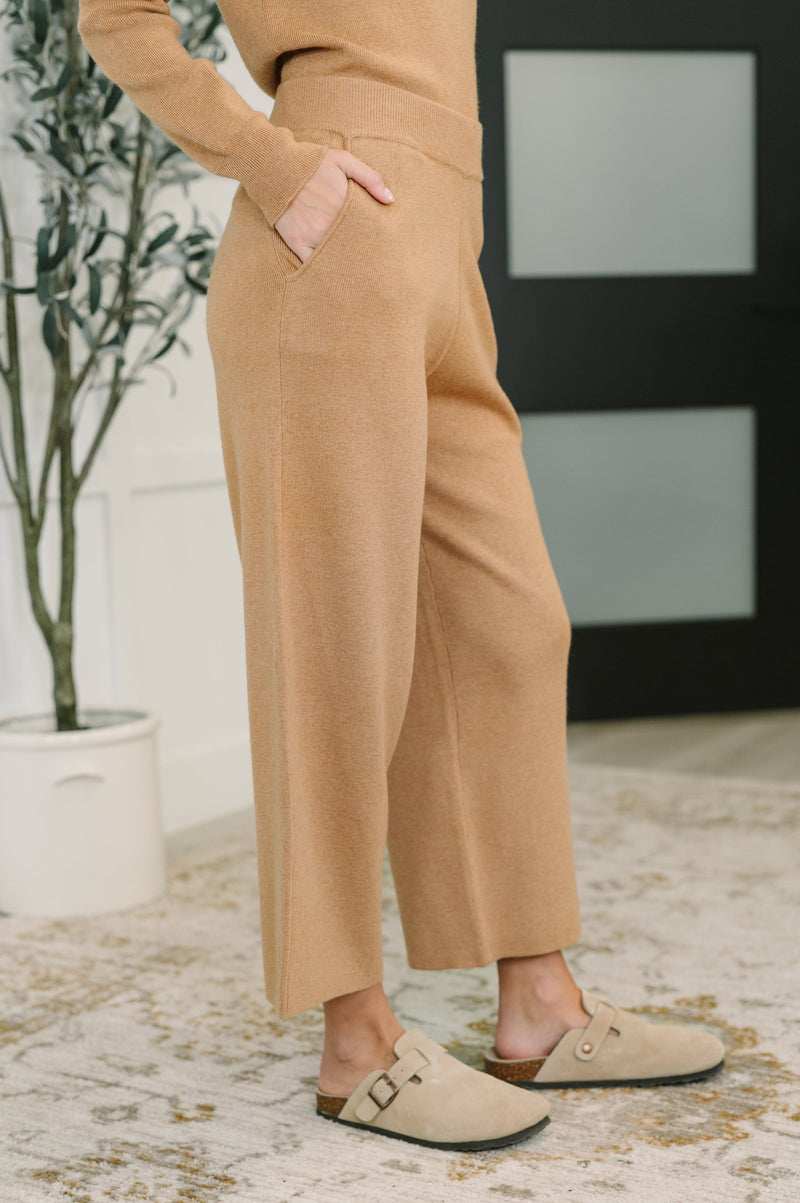 Close Culottes in Camel