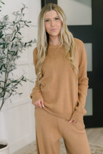 Close Sweater in Camel