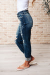 Judy Blue Danny Mid Rise Cuffed Destroy Boyfriend