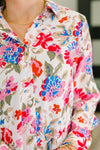 Distinguished Guest Floral Button Down