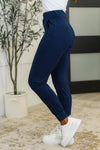 Giving the Run Around Joggers in Navy