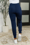 Giving the Run Around Joggers in Navy