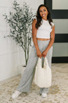 Halfway to Heaven Cropped Top in White