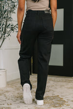 Judy Blue Keira High Waist Cargo Wide in Black