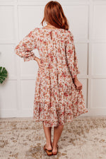 Next to You Balloon Sleeve Floral Dress