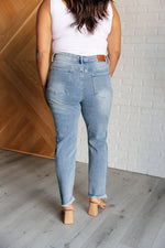 Judy Blue Susan High Rise Side Panel Detail Slim Jeans