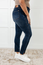 Judy Blue Tessa High Rise Control Top Step Hem Skinny Jeans