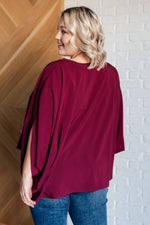 Universal Philosophy Blouse in Wine