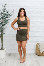 Next Move Skirt In Olive