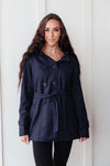 Classy & Sassy Peacoat in Navy