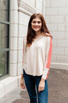 Coffee Date V Neck Top