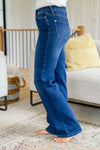 Judy Blue Daria Front Seam Wide Leg Trouser Jeans