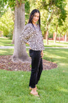 Felicity Animal Print Blouse