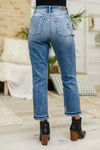 Harley Distressed Ankle Hem Jeans by Judy Blue