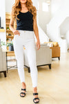 Lauren Hi-Waisted White Skinny Jeans by Judy Blues