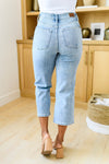 Judy Blues Mandy High Rise Vintage Wide Leg Crop Jeans