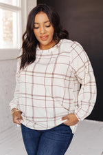 Playing In Plaid Top