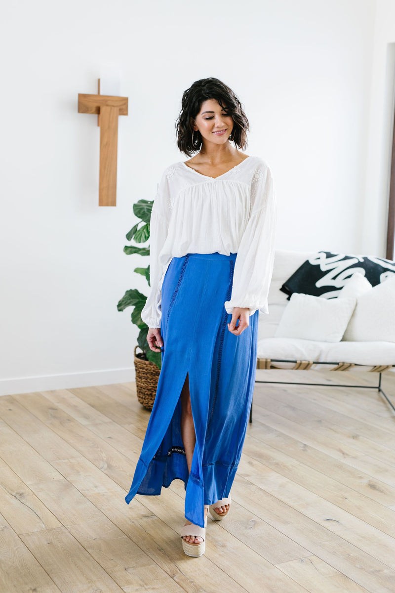 Split Decision Maxi Skirt