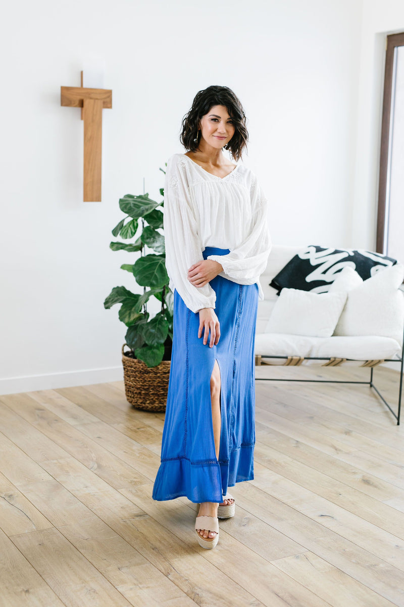 Split Decision Maxi Skirt