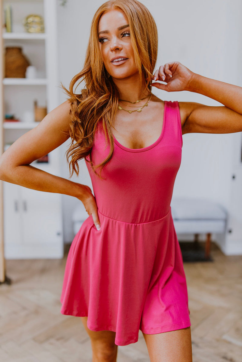 Think Pink Sleeveless Skort Dress Think Pink Sleeveless Skort Dress