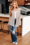 Weekend Adventure Striped Longline Cardigan