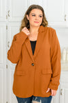 What I Want Classic Blazer In Toffee