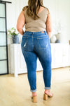 Judy Blue Ari Hi-Rise Button Fly Cuffed Skinny Jeans
