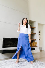 Split Decision Maxi Skirt